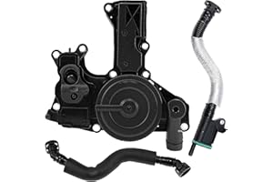 PCV Valve Engine Crankcase Vent Oil Separator Breather Hose 3-Piece Compatible with Audi A3 A4 A5 Q5 TT VW Beetle CC Jetta Pa