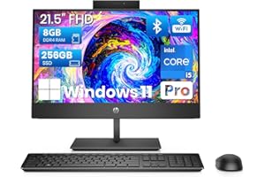 HP ProOne 600 G4 All-in-One Desktop Computer PC with 21.5-inch FHD MonitorIntel Core i5-8500T up to 3.5GHz8GB RAM256GB 