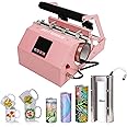 BetterSub Tumbler Mug Heat Press Machine 30 OZ 20 OZ 16 OZ Sublimation Straight Skinny Tumbler Mug Sublimation Print 11 OZ 15 OZ Sublimation Mug Heat Transfer Pink