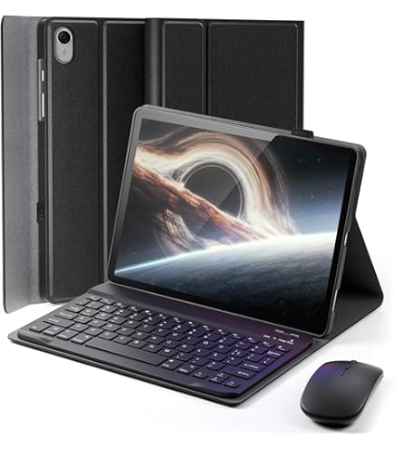 YHFZR Teclado Funda Para Huawei MatePad 11,5 Pulgada - QWERTY Ultra Slim Teclado Wireless Keyboard Case Con Magnético Desmontable Inalámbrico Bluetooth Para Huawei MatePad 11,5 Pulgada, Negro