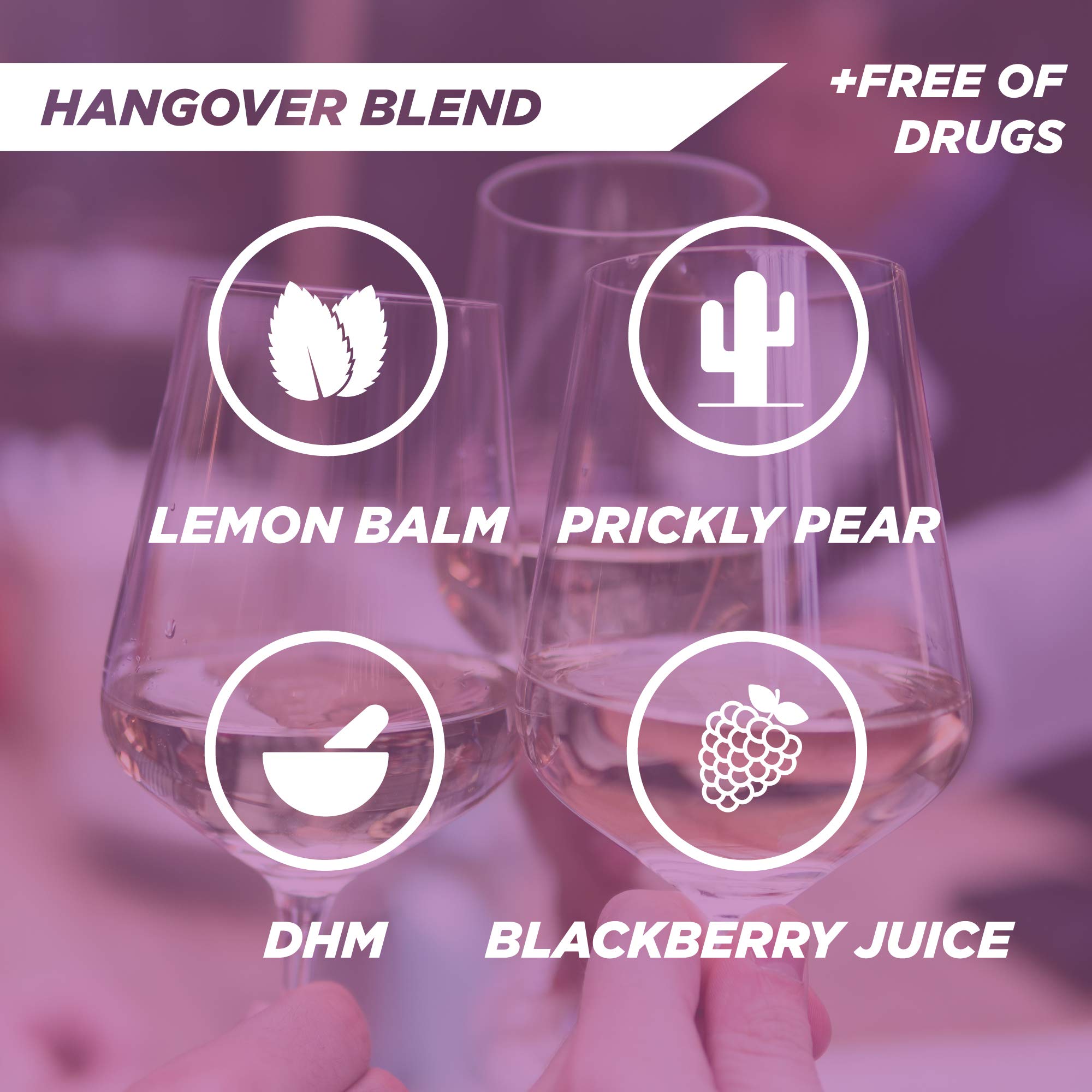 Tru Rescue Shot Natural Hangover Prevention Shot, Hangover Blend with