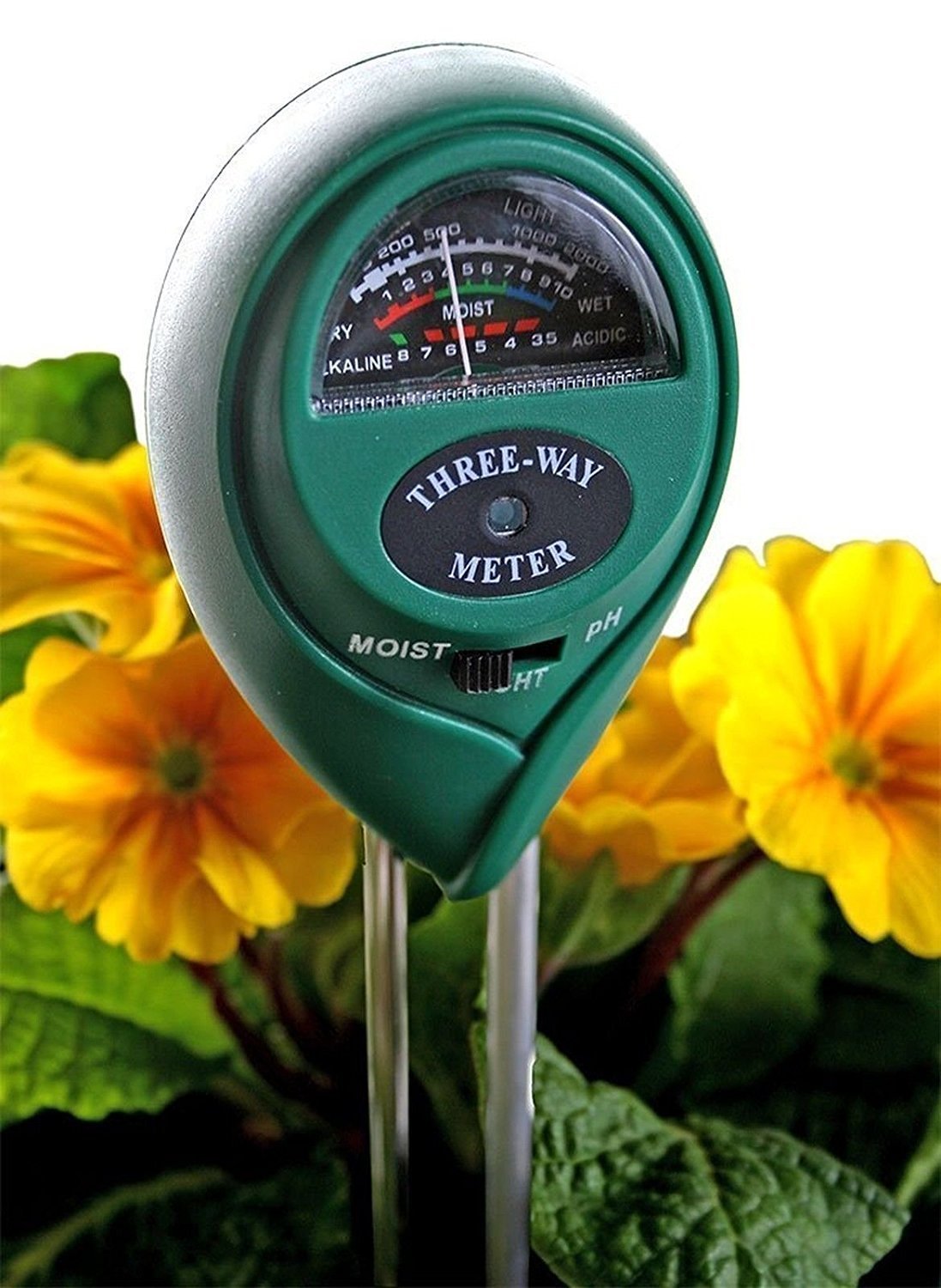 Ebeauty Soil Moisture, Light and pH Testing 3-in-1 Soil Tester Meter for Indoor or Outdoor Plants Flowers Grass and Lawn