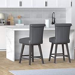 CHITA 26 Inch Counter Height Swivel Bar Stool, FSC