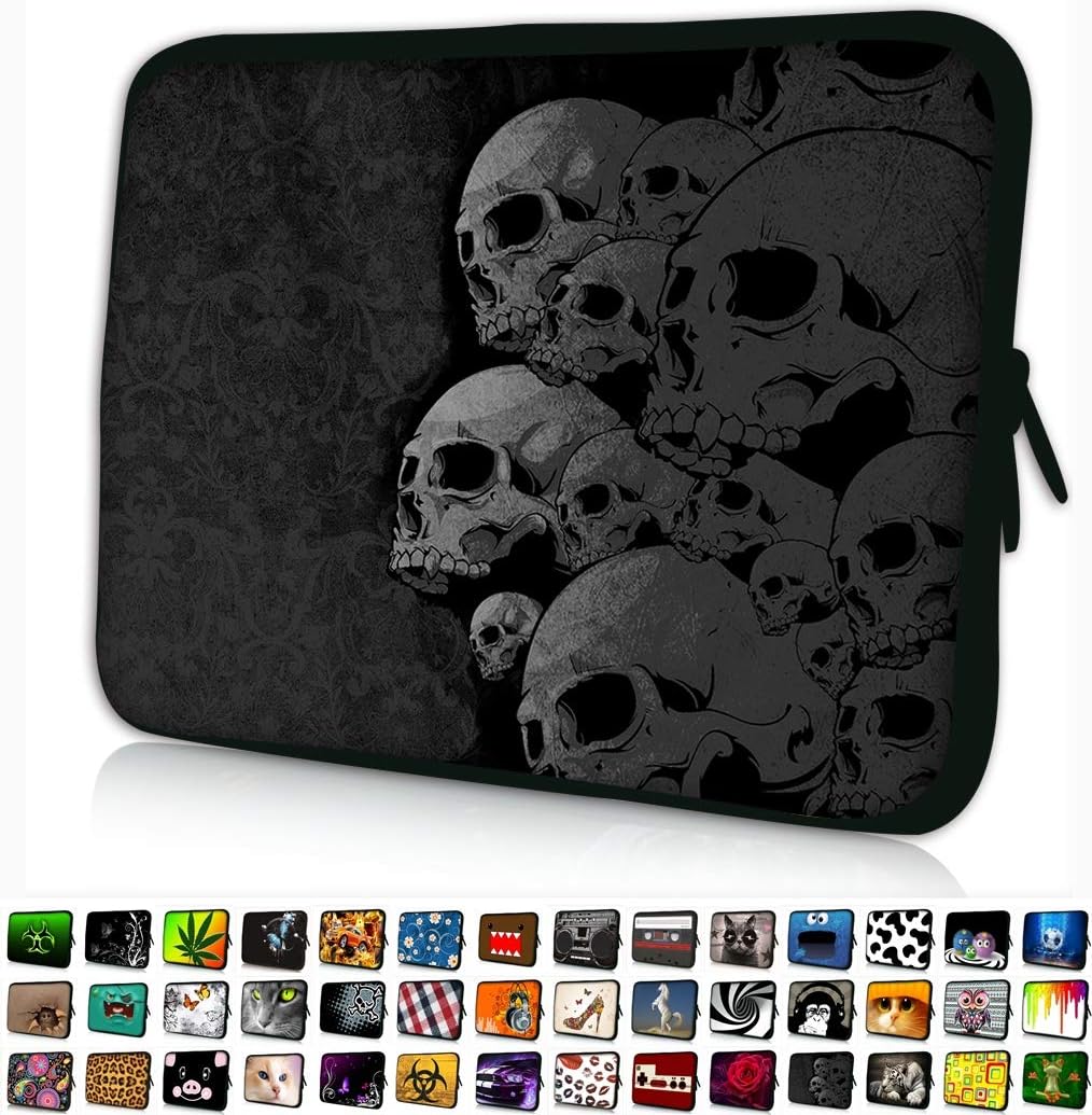 Funky Planet 17" 17.3" inch Laptop Sleeve Case Bag Compatible with Apple MacBook air pro Dell Lenovo Samsung Asus Computer Tablet or Ipad