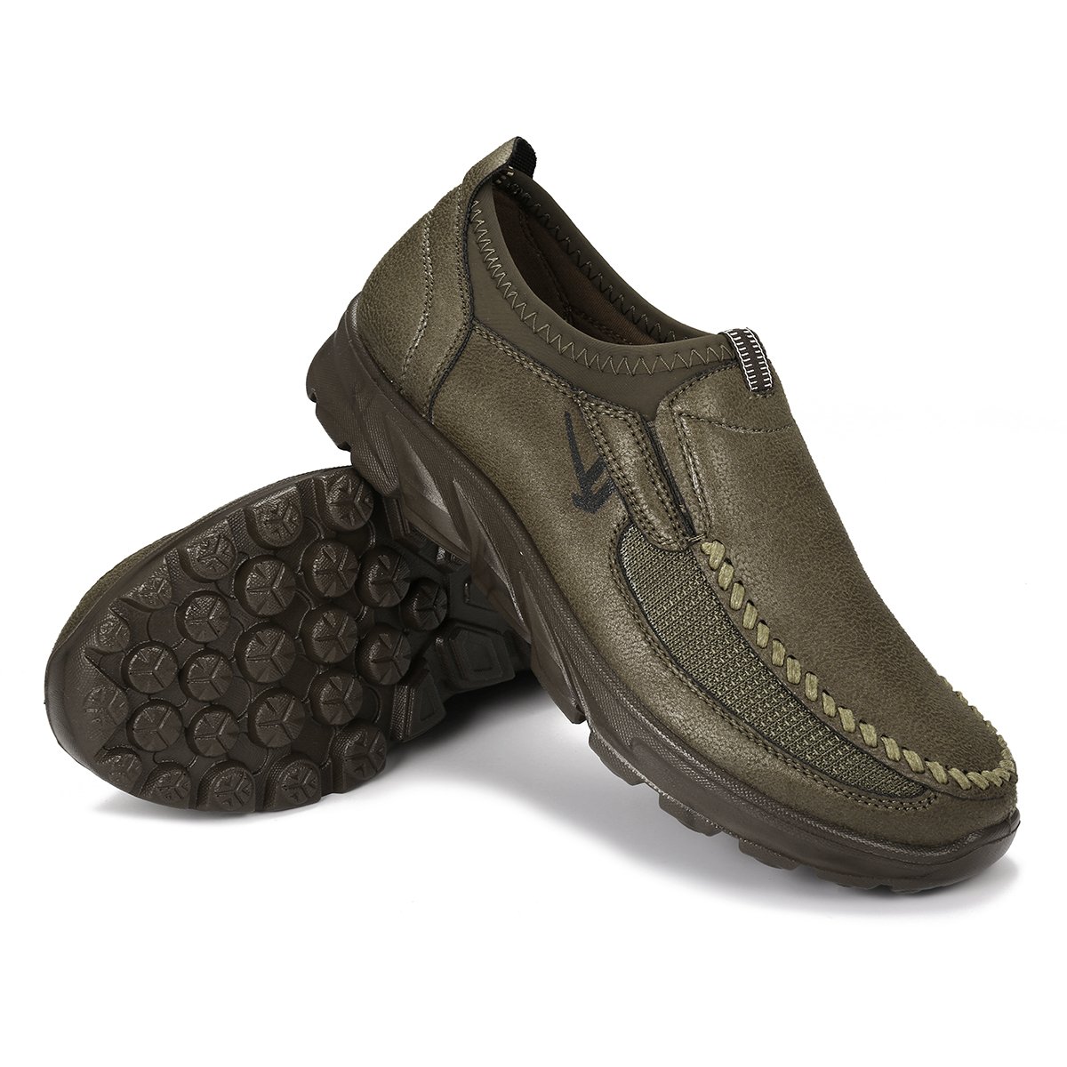 men vintage hand stitching comfort soft leather boots