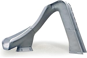 S.R. Smith 670-209-58224 Typhoon Left Curve Pool Slide, Gray Granite