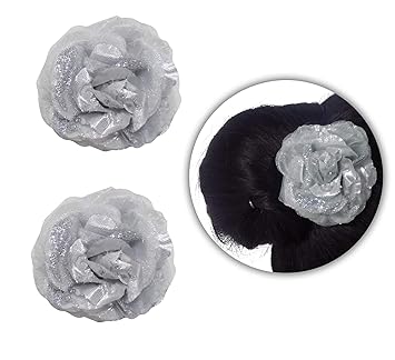 Buy Fully Artificial Flowers Clips Flower Hair Pins For Women And