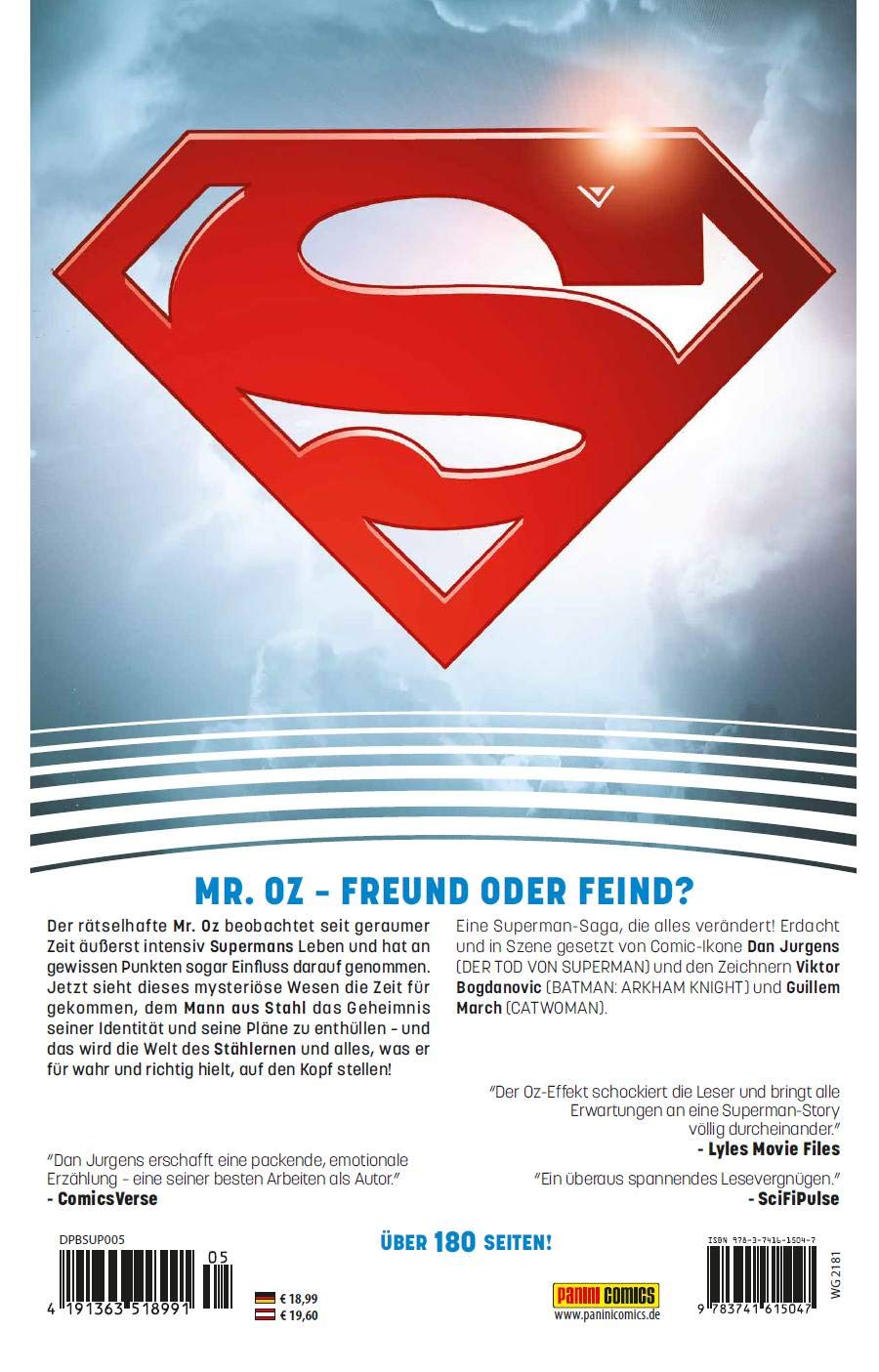 Superman Bd 5 2 Serie Der Oz Effekt Jurgens Dan Bogdanovic Viktor March Guillem Williams Rob Conrad Will Sook Ryan 9783741615047 Amazon Com Books