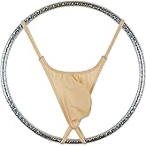 Maiclaice Men's Ice Silk Thong G String Classic Low Rise Bikini Briefs Underwear