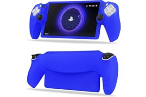Bougraite Case for PlayStation Portal Remote Player, Silicone Shockproof Anti-Fingerprint Anti-Slip Scratch Resistant Protective Case Cover Compatible with PlayStation 5 Portal 2023,Blue