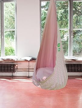 Hängesessel Hängehöhle 'RELAXME' für Kinder | Markenware von GI Design | Farbe: Pink Rosa
