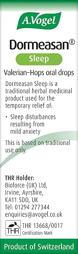 A.Vogel Dormeasan Sleep Valerian-Hops Drops 15ml 17 Day Supply view 5