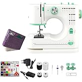 Ballet on twin needles.Sewing machine – Portable 16 Built-In Stitches, Dual Speed, Double Needle Thread – Compact Sewing Machine for Home Use，ldeal forAdults beginners