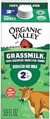 Organic Valley Grassmilk Reduced Fat Organic 2% Milk, 59 oz