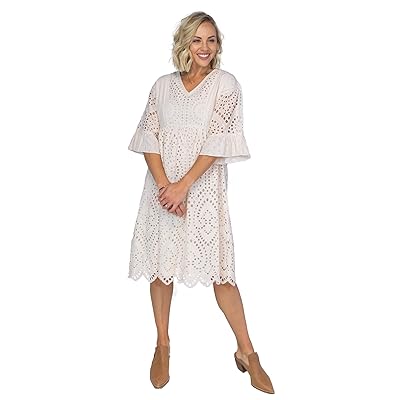 white christmas dresses Lovella Ruffle Mom Dress by Roolee main image 0