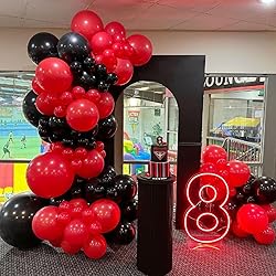 Awenztech Red Balloons 12 inch, Red Latex Balloons