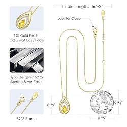 Kstyle 14K Gold Necklaces for Women 925 Sterling