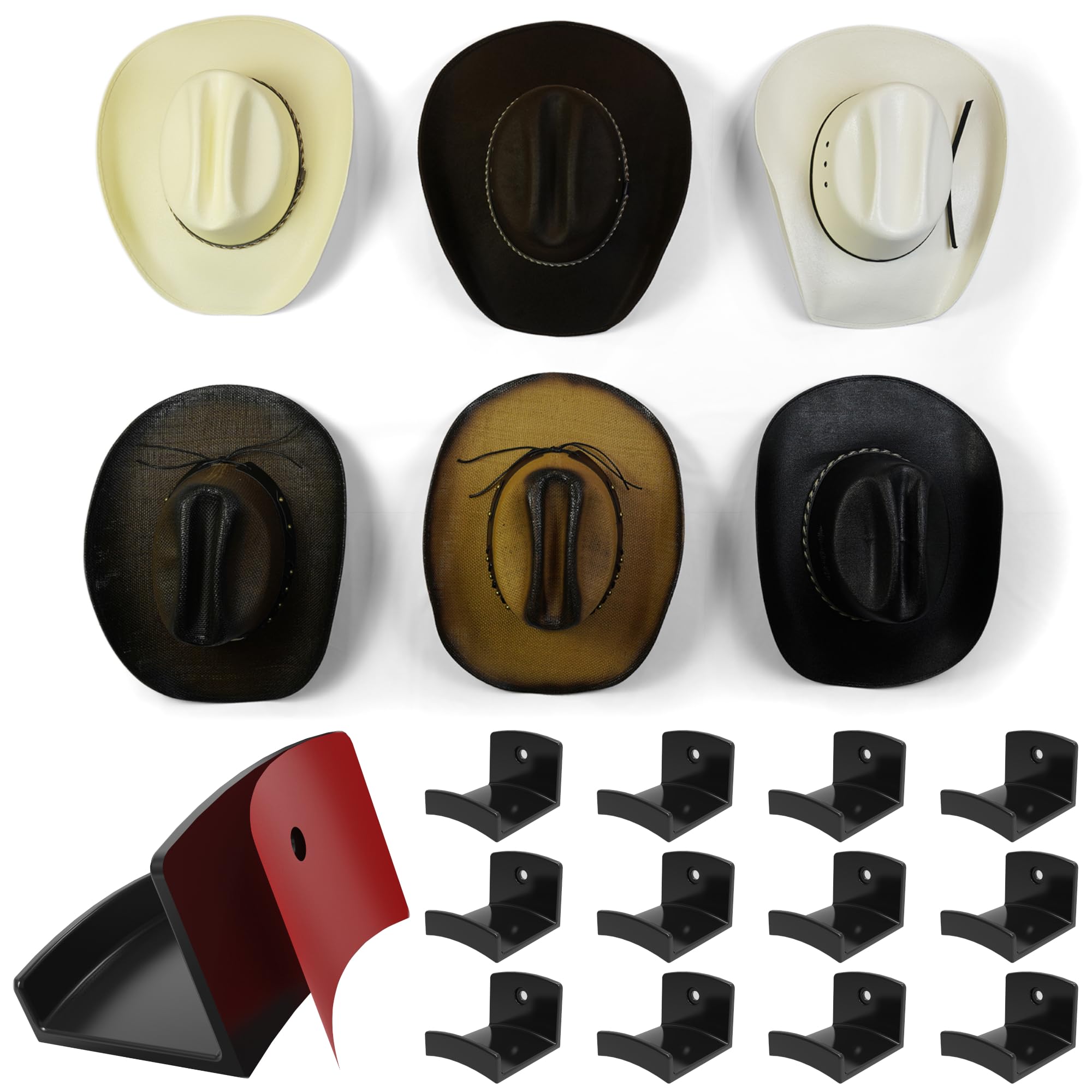 Modern JP Adhesive Hat Hooks for Wall