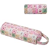 RSRSLEII Quilted Hair Tools Travel Bag,Hair Styling Accessories Storage Case for Shark FlexStyle, Dyson Airwrap Hair Dryer, Curling Iron, Revlon Hair Tools,Portable and foldable(03Checkered)