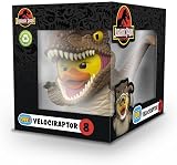 TUBBZ Boxed Edition Jurassic World Rebirth Velociraptor Rubber Duck Vinyl Figure view 2
