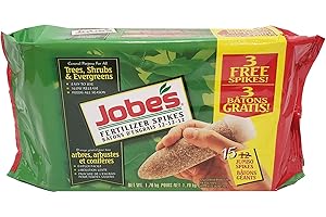 Jobes Fertilizer Spikes 12-12-12 Trees, Shrubs, and Evergreens 15 Spikes