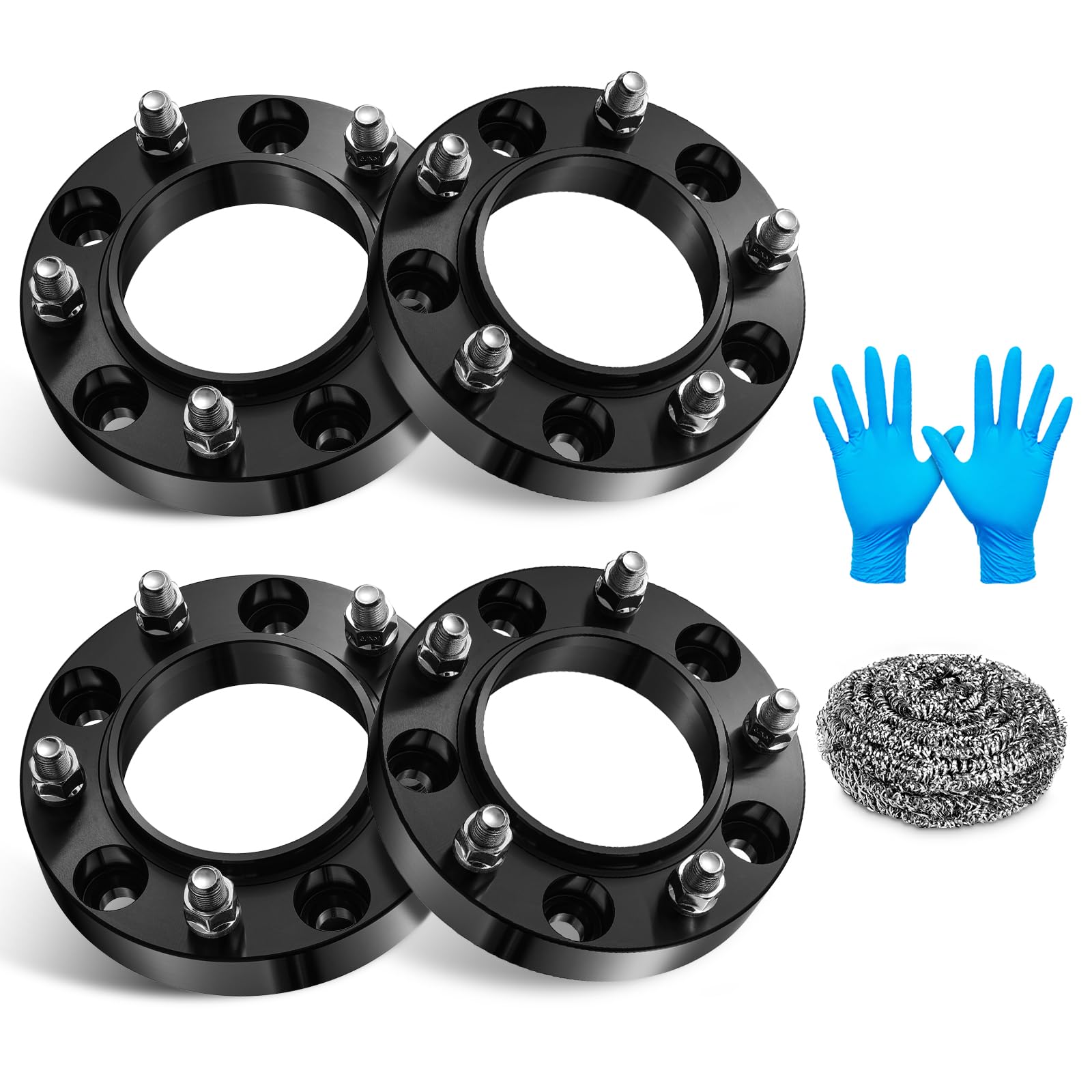 Photo 1 of BDFHYK 5x150mm Wheel Spacers 1.25 inch 5x5.9 Hubcentric Wheel Spacer Compatible with 1998-2019 LX470 LX570, 2007-2020 Sequoia Tundra, Forged 5 Lug Wheel Adapters M14x1.5 & 110mm Hub Bore, Set of 4