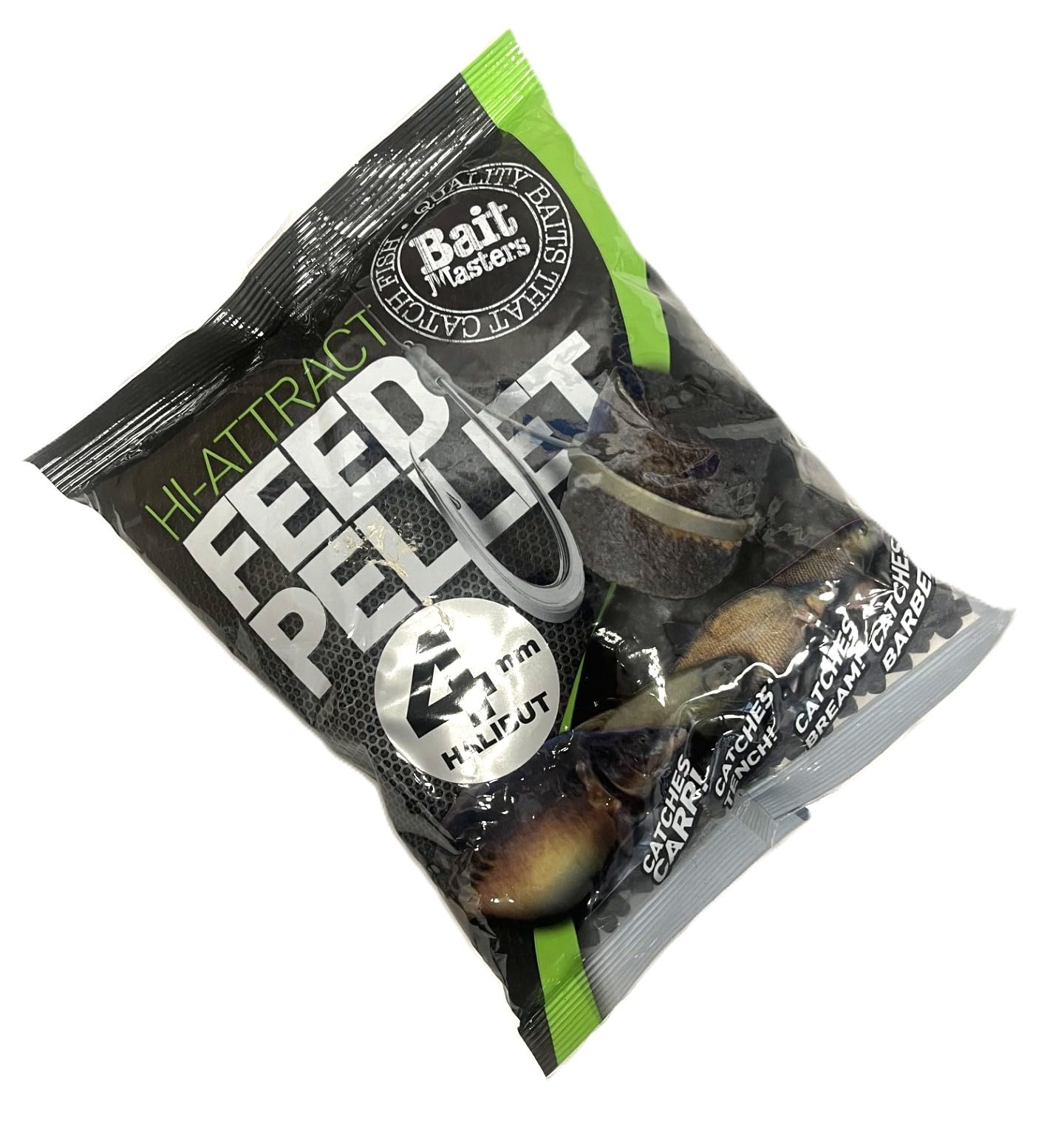 Bait Masters Feed Pellets - Halibut 4mm 500g Fishing Bait