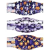 CuteBone Dog Diapers Male Belly Bands 3 Pack for Male Dogs Reusable Puppy Wraps DM58L