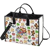 WZMPA Miss Pig Tote Bag Frog Fans Gift Foz Bear & Pepe Reusable Shoulder Bag Gonzo & Walter Merch