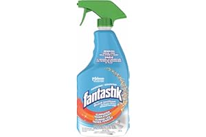 Fantastik All Purpose Cleaner and Disinfectant Spray with Bleach, Bathroom and Kitchen Cleaner to Eliminate Tough Stains, 650