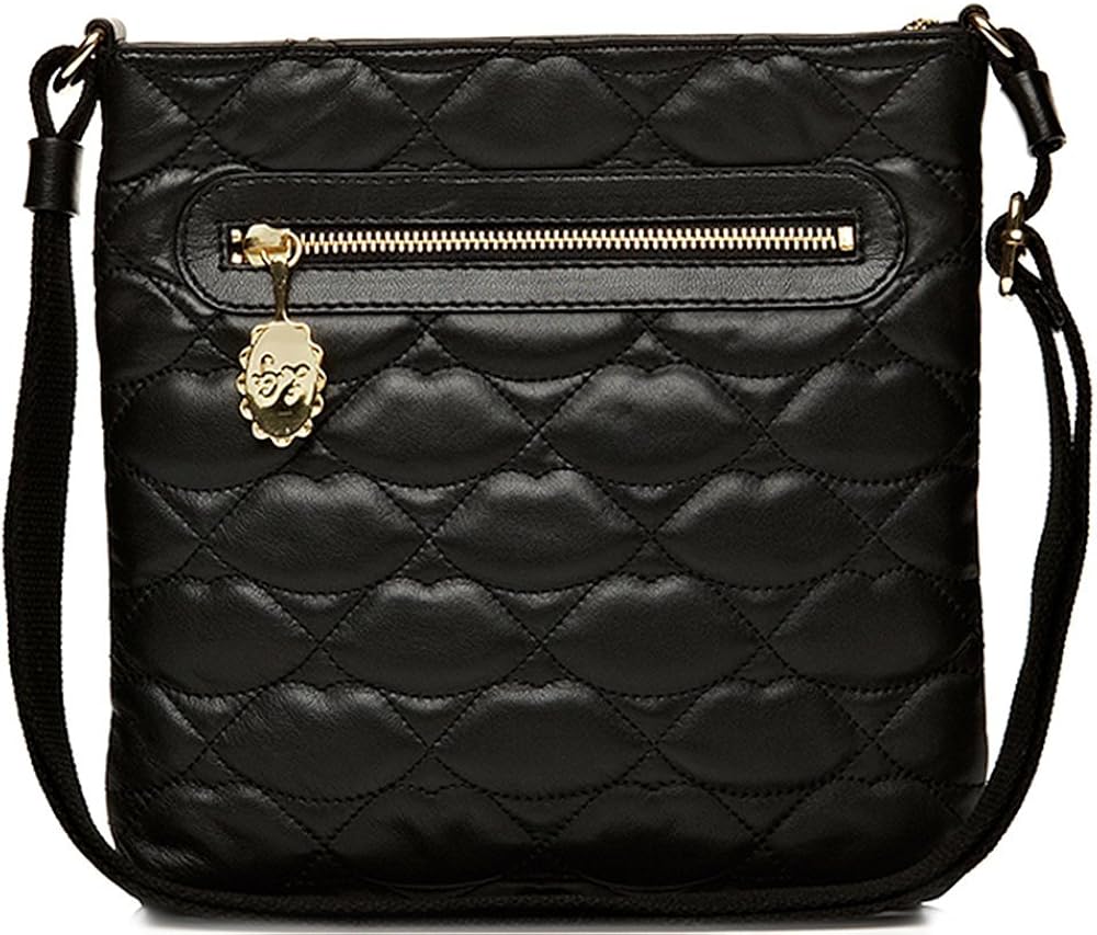 lulu guinness quilted lips bag