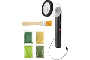 QWORK® Static Grass Applicator Kit for DIY Sand Table Model Sceneries, Basing Materials for Miniatures