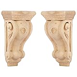 TCHOSUZ 5 inch-W 3 inch-D 10 inch-H Wood Carved