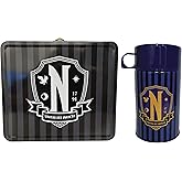 Wednesday Nevermore Tin Titans Previews Exclusive Lunch Box with Beverage Container