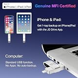JSL JDTDC MFi Certified Photo Stick 512GB for iPhone iPad USB 3.0 Drive view 5