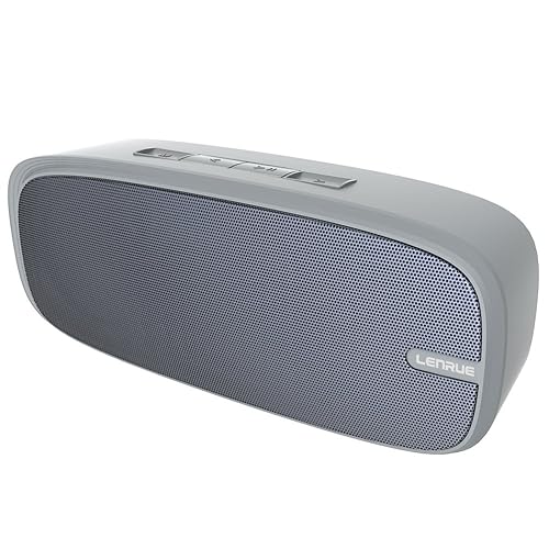 LENRUE Bluetooth Speaker with Loud Stereo Sound, Rich Bass, 12