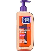 Clean & Clear Essentials Foaming Facial Cleanser, Oil-Free Daily Face Wash to Remove Dirt, Oil & Makeup, 8 fl. oz