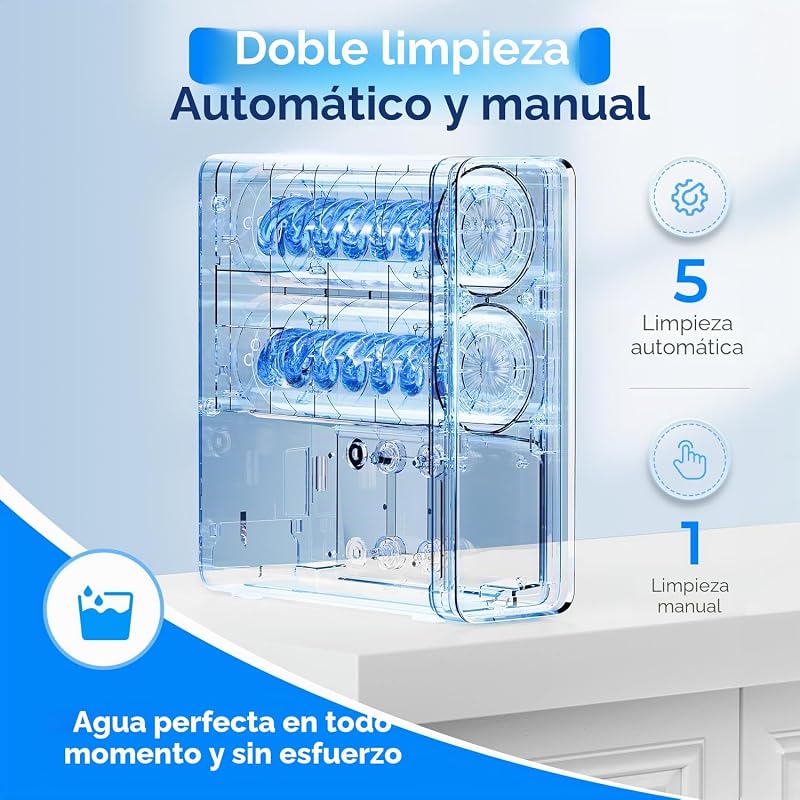 Sistema de filtración de agua de ósmosis inversa, sistema de ósmosis inversa 600GPD agua potable, sistema de osmosis de filtración de 8 etapas, 2,5:1 relación de puro a drenaje, RO & Opciones