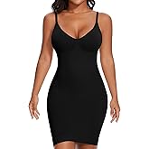 Strapless Shapewear Dress Full Slip Dress for Women Seamless Body Shaper Under Dresses Tummy Control Dress