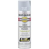 Rust-Oleum Professional Gray Primer Spray Paint | Improves Paint Adhesion, Metal, Wood &amp; Industrial Surfaces, Rust Resistant Base Coat, 15 Oz