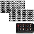 120PCS Switch Panel Sticker for 6/8 Gang Switch Panel Decal - Waterproof Labels for Marine, Boat, Truck, and Camper Dashboard Control - Electrical Circuit Panel Stickers