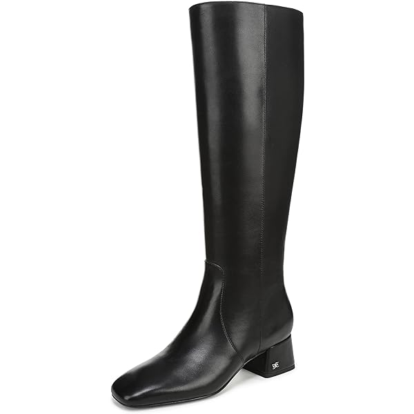 Amazon.com | Vince Womens Harlan Tall Fashion Boot Black Leather 5
