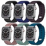 (6 Pack) Sport Ocean Band Compatible with Apple