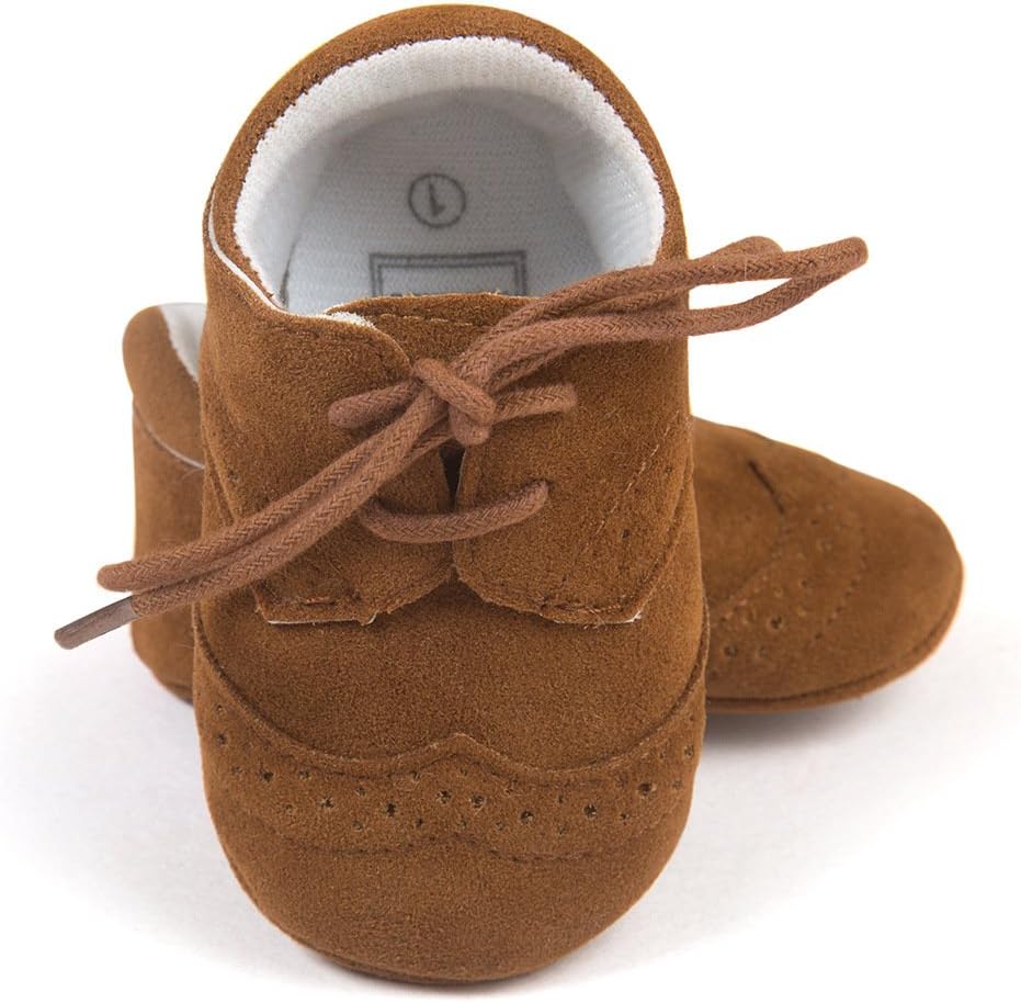 Infant Baby Boys' Shoes PU Sneakers Dark Brown Size US 5 Amazon.co.uk