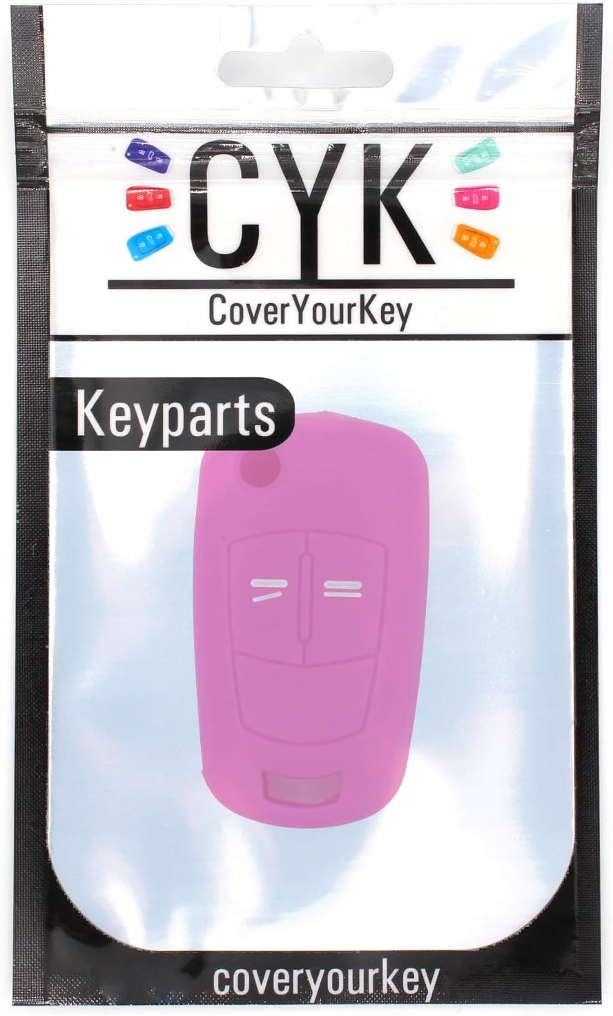 Key Case Opel Silicone Neon Pink B of Finest Folia Astra H Corsa D FRONTERA Meriva Case Key - Image 5