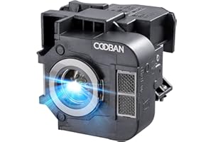 COOBAN ELPLP50 /V13H010L50 Replacement Projector Lamp Bulb with Housing for Epson PowerLite 85 /PowerLite 84+ 84 826W+ 825, H353A H296A EB-85 EB-84 EB-824H, PowerLite 85+ 826W 825+ Projector
