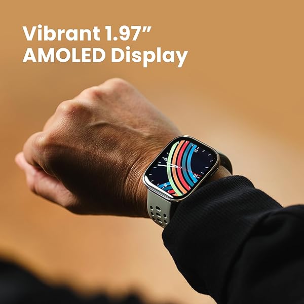 AMAZFIT BIP 6 SMART WATCH 46MM, 14 DAY BATTERY, 1.97″ AMOLED DISPLAY, GPS & FREE MAPS, AI, BLUETOOTH CALL & TEXT, HEALTH, FITNESS & SLEEP TRACKER, 140+ WORKOUT MODES, 5 ATM WATER-RESISTANCE, BLUSH
