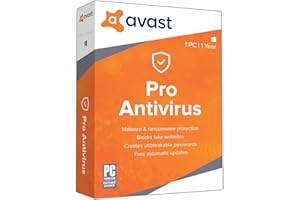 Avast Pro Antivirus, 1 PC, 1 Year [Key Card]