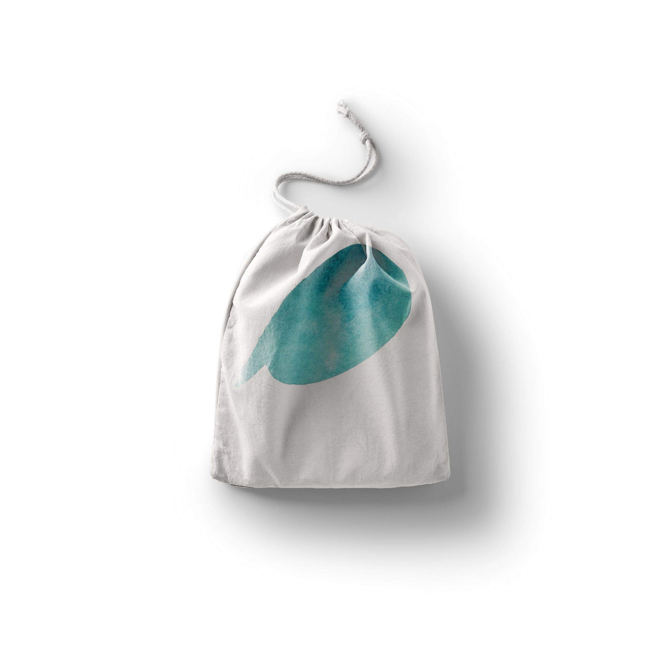 Bonamaison Printed Cotton Produce Bag with Drawstring, Reusable Grocery Bag, Biodegradable Eco-Friendly Bags, Travel Pouch, Sachet Bags, Shopping Bag, Eco Friendly, Foldable, Size: 30x40 Cm