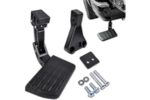MERAUTOP SJ 75306-01A Rear Bed Step Tailgate Bedstep Compatible with 2009-2018 RAM 1500, Retractable Bumper Folding Truck Step Replaces Fit for 2010-2018 RAM 2500 3500